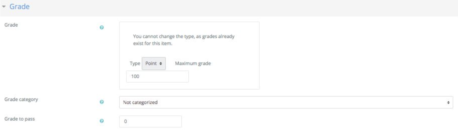 Moodle LTI grade